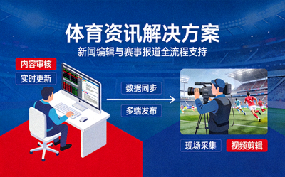 体育资讯解决方案，新闻编辑与赛事报道
